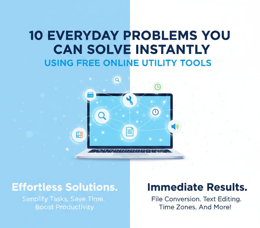 10 Everyday Problems You Can Solve Instantly Using Free Online Utility Tools